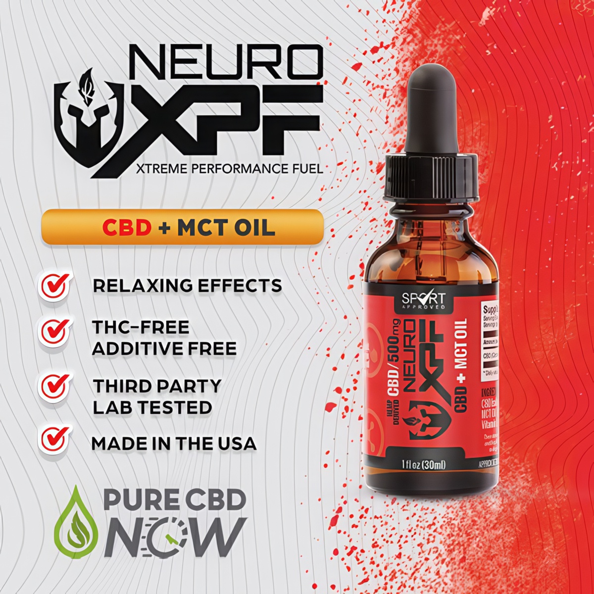 Neuro XPF CBD 500mg Extract MCT Oil 30ml