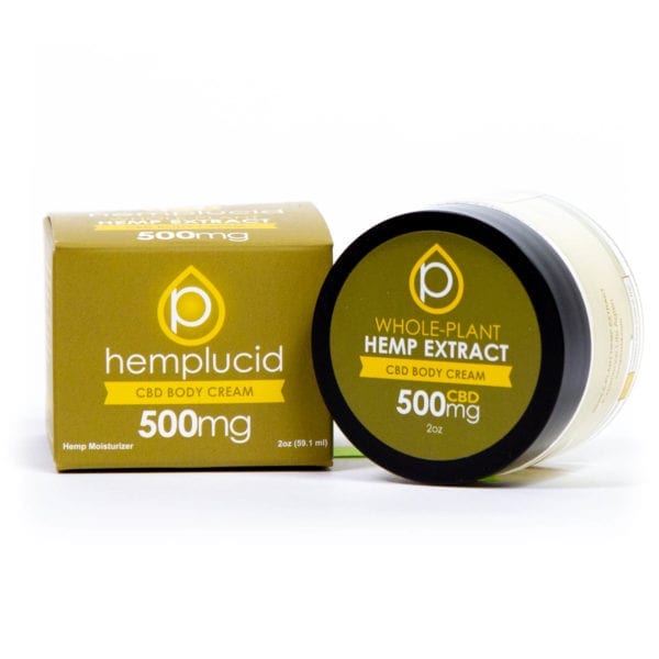 Hemplucid’s CBD Body Butter 500mg