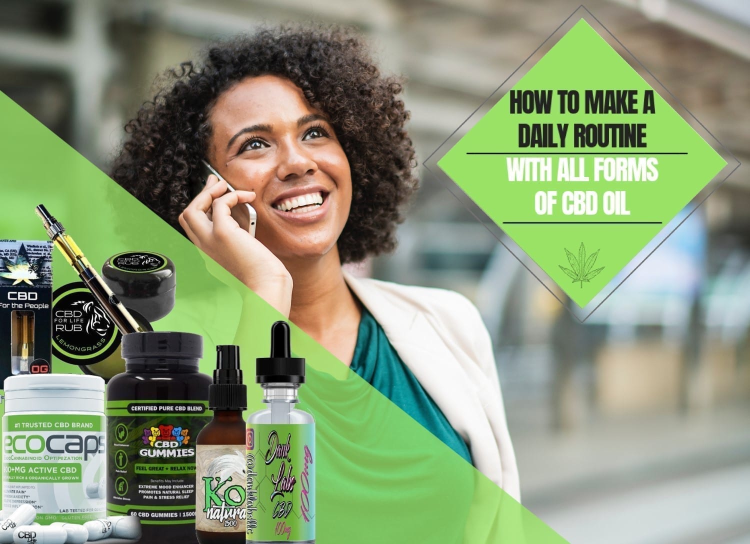 How to make a daily routine with all forms of CBD oil