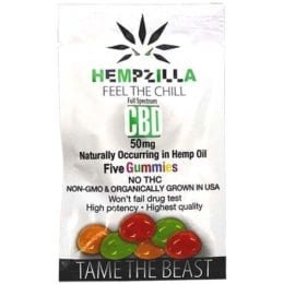 Hempzilla CBD Gummies (Choose Size & Strength)