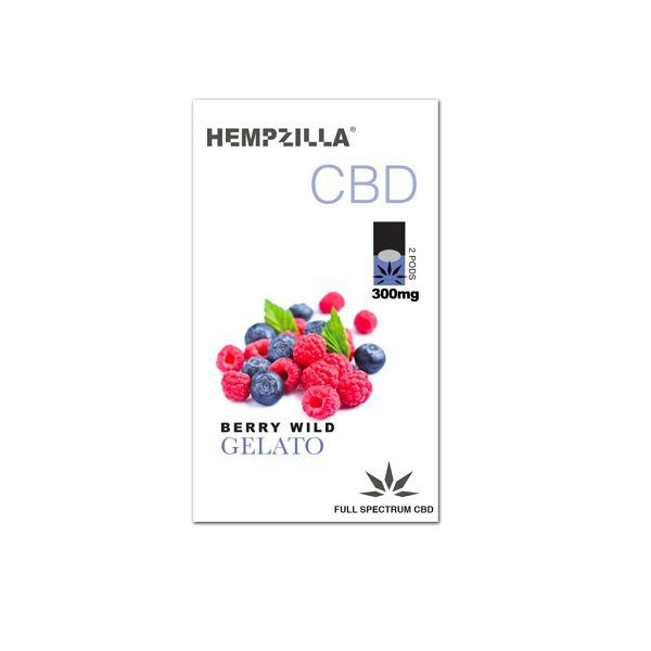 Hempzilla CBD Juul Compatible Pods 300mg 2-Pack – Berry Wild Gelato