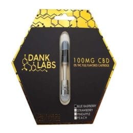 Dank Labs CBD Vape Cartridge 100mg (Choose Flavor)