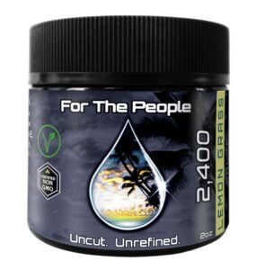 CBD For The People - UNREFINED SALVE - CBD Rub 2400mg - Lemon Grass