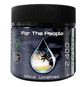 CBD For The People - UNREFINED SALVE - CBD Rub 2400mg - Tea Tree