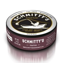 Schmittys Reserve Hemp CBD Infused Herbal Snuff view 1