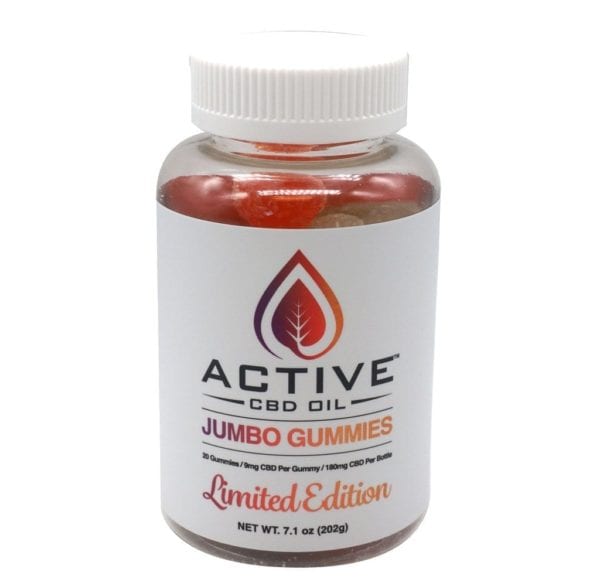 Active CBD Oil Jumbo Gummies 9mg per