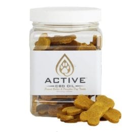 Active CBD oil dog biscuits – 2.5mg Organic & Gluten/Soy Free