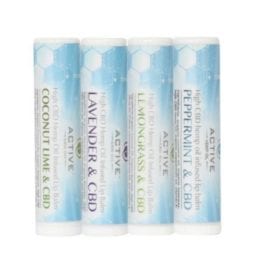 Active CBD Oil Infused Lip Balm - Choose From Multiple Flavors