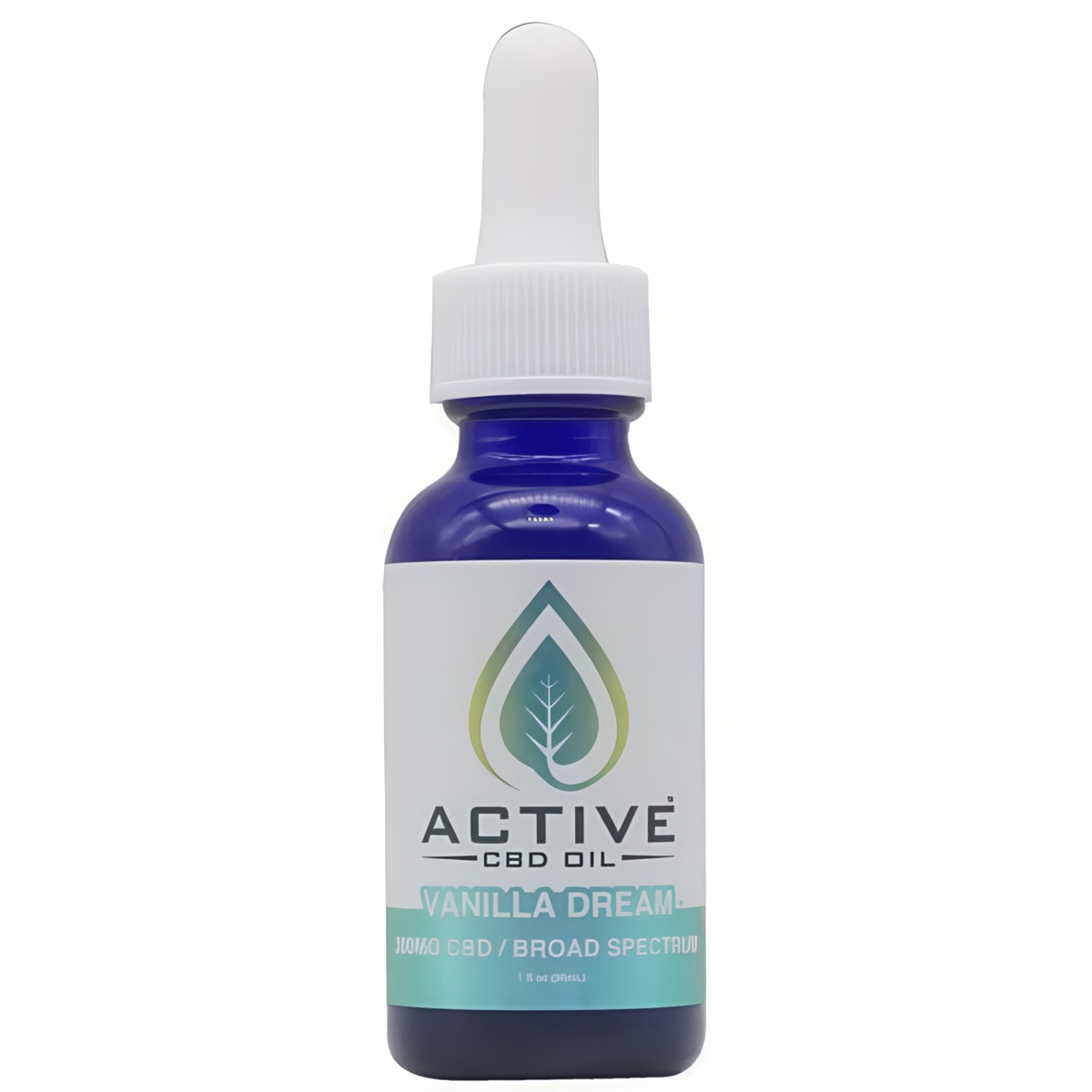 Active CBD Oil Water Soluble CBD Tinctures 300mg - Vanilla Flavor