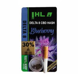 Delta 8 CBD Hash Sativa Black Hash – Blueberry – 1g 20% CBD