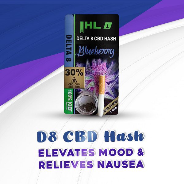 Delta 8 CBD Hash Sativa Black Hash - OG Kush - 1g 20% CBD - Pure 