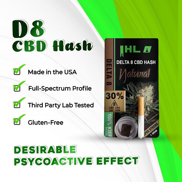 Buy IHL Delta 8 CBD Hash Natural