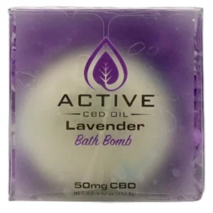 Active CBD Oil Bath Bombs – 50mg each