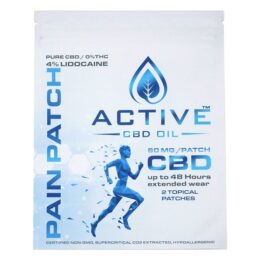 Active CBD Performance Patch pack of 4 - 60mg per