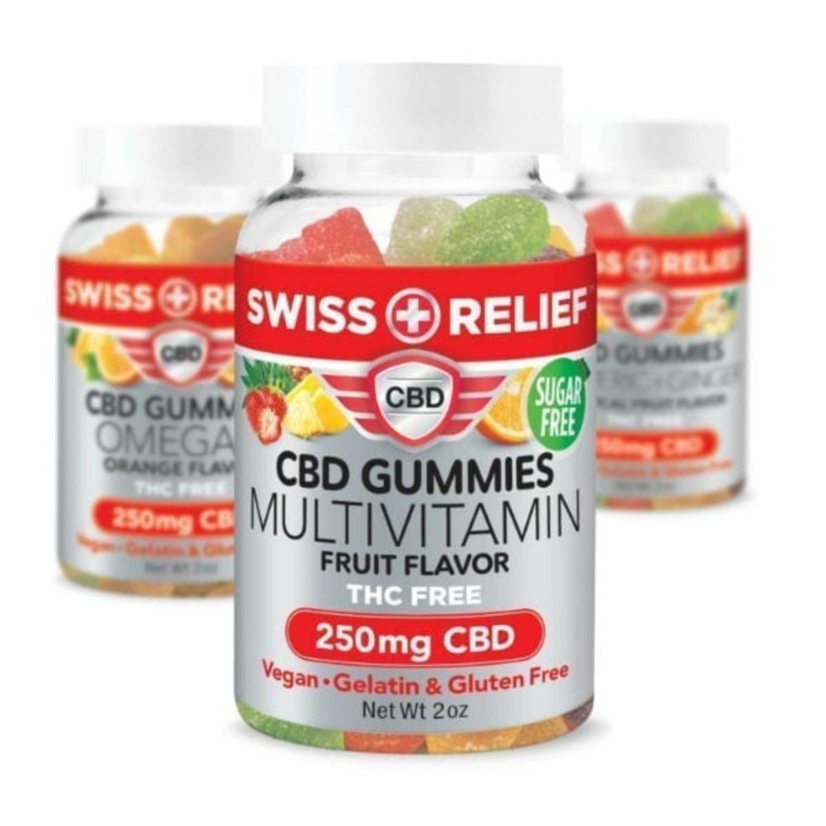 Swiss Relief CBD Gummies sugar-free 250mg