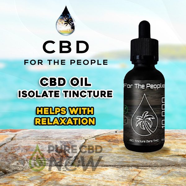 For The People CBD Oil Isolate Tincture