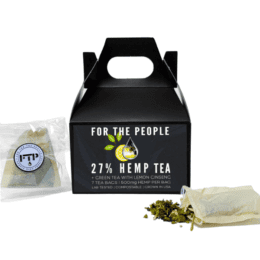 For The People Hemp Tea 27% CBD Green Tea