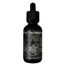 For The People CBD Oil Isolate Tincture 2000-20000mg (Choose Strength/Flavor)