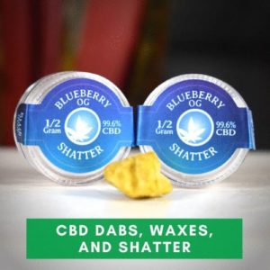 CBD Dabs Waxes and Shatter