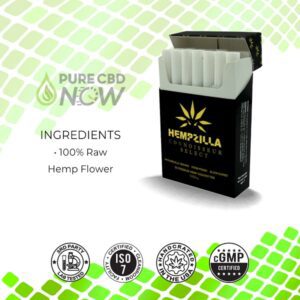 Hempzilla CBD Hemp Cigarettes Ingredients