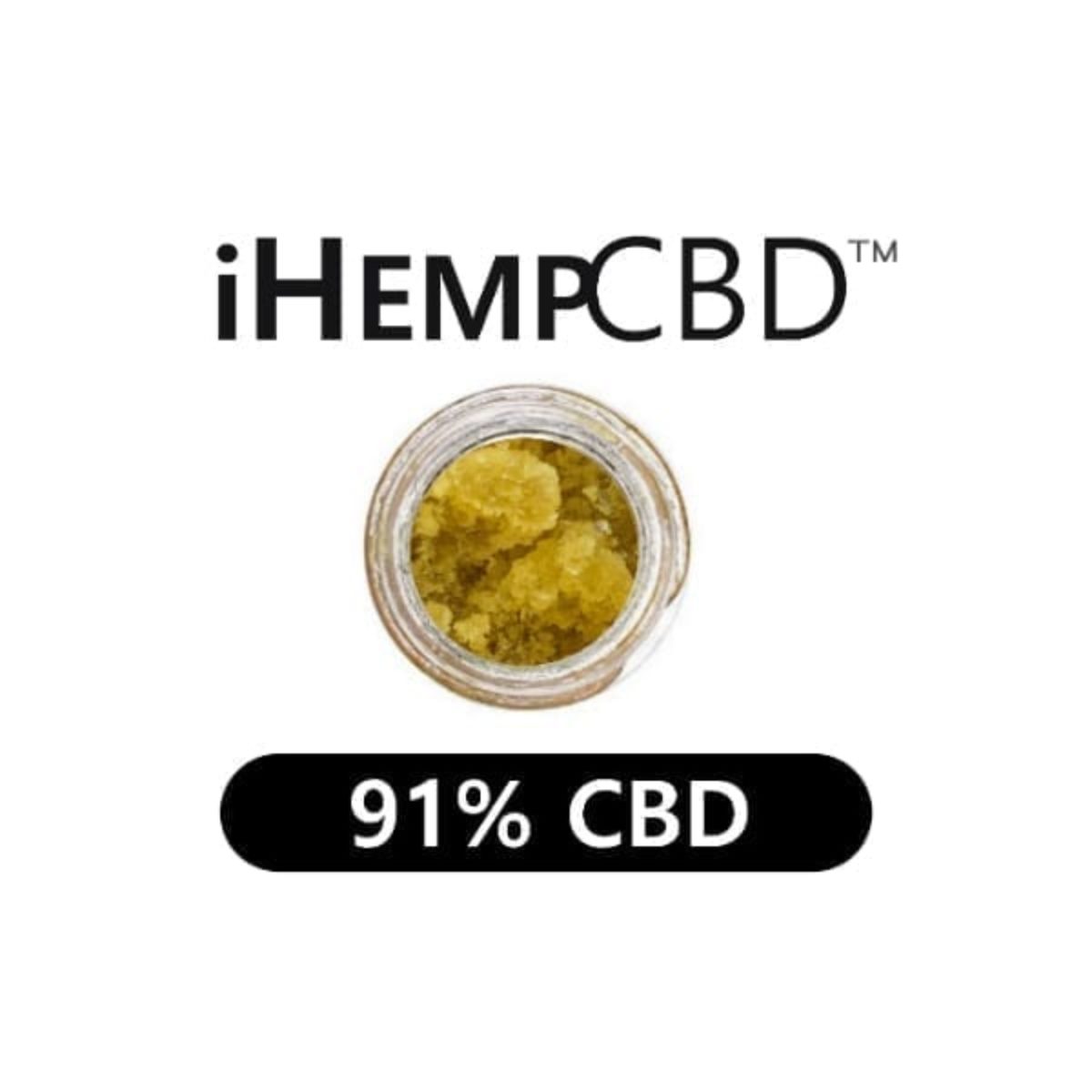 iHemp CBD Dabs – 91% (Choose Size)