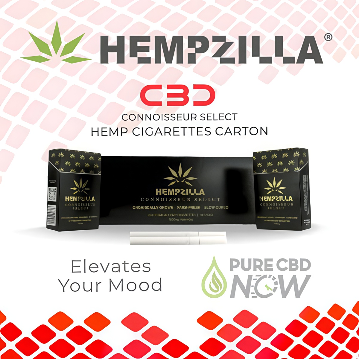Hempzilla CBD Hemp Cigarettes Carton