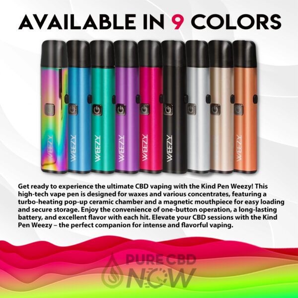 The Kind Pen Weezy CBD Wax and Concentrate Vape - Available in 9 colors