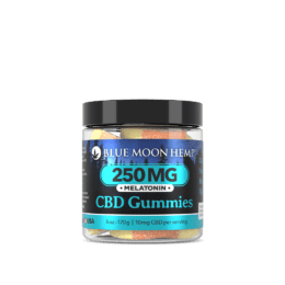 Blue Moon Hemp CBD Gummies Melatonin 6oz 250mg Jar