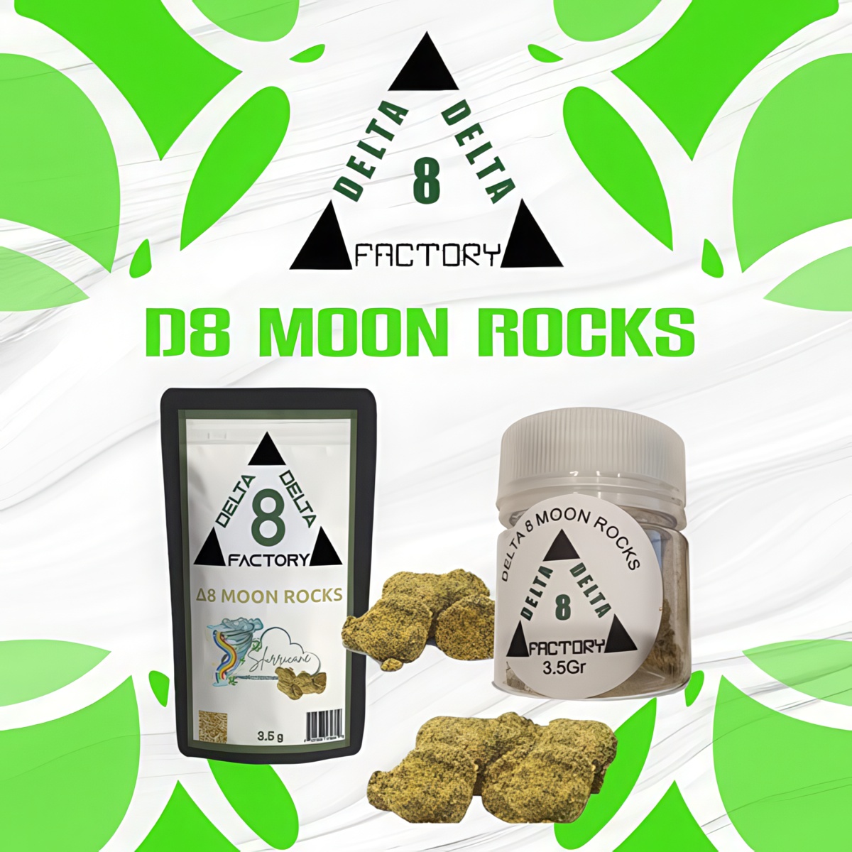 D8 Factory Delta 8 Moon Rocks 1gm or 3.5gm