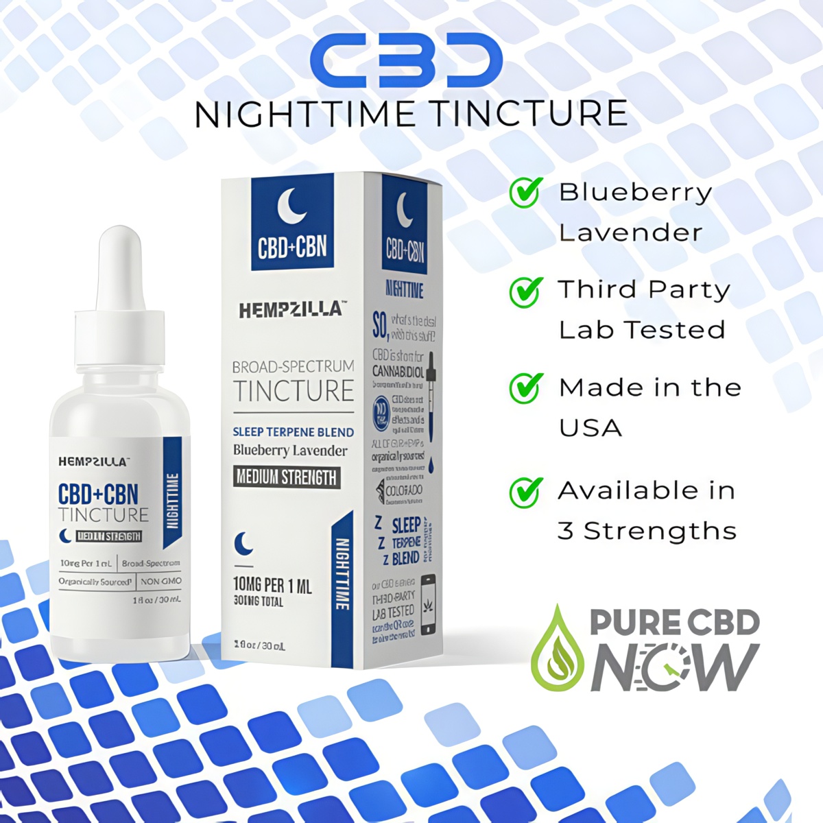 CBD + CBN Nighttime Tincture