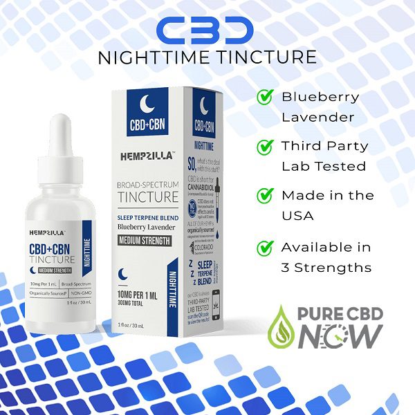 CBD + CBN Nighttime Tincture