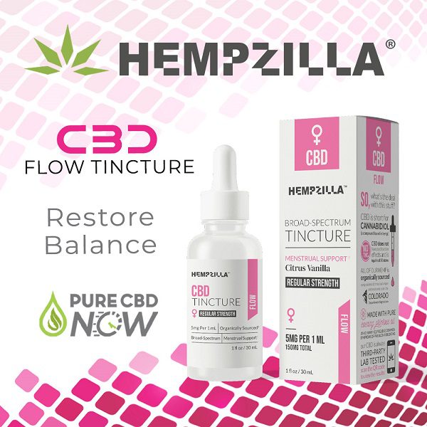 Buy Hempzilla CBD Flow Tincture