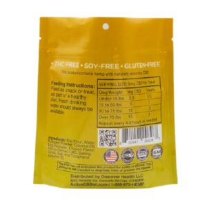 CBD Dog Treats Back