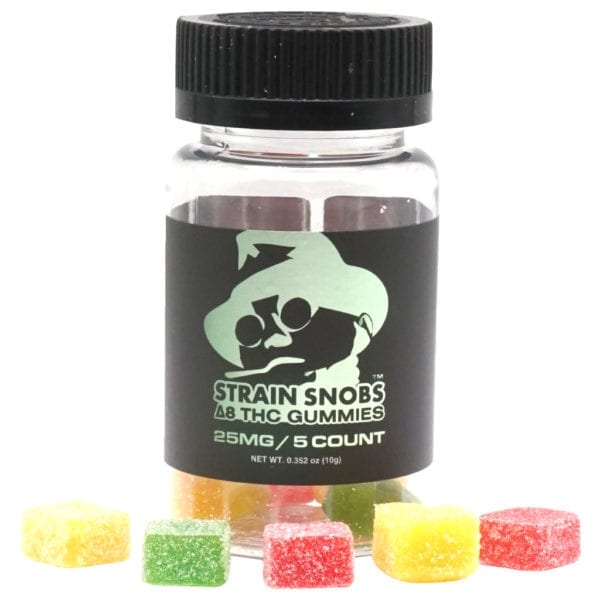 Strain Snobs Delta 8 THC gummies 5count Long view