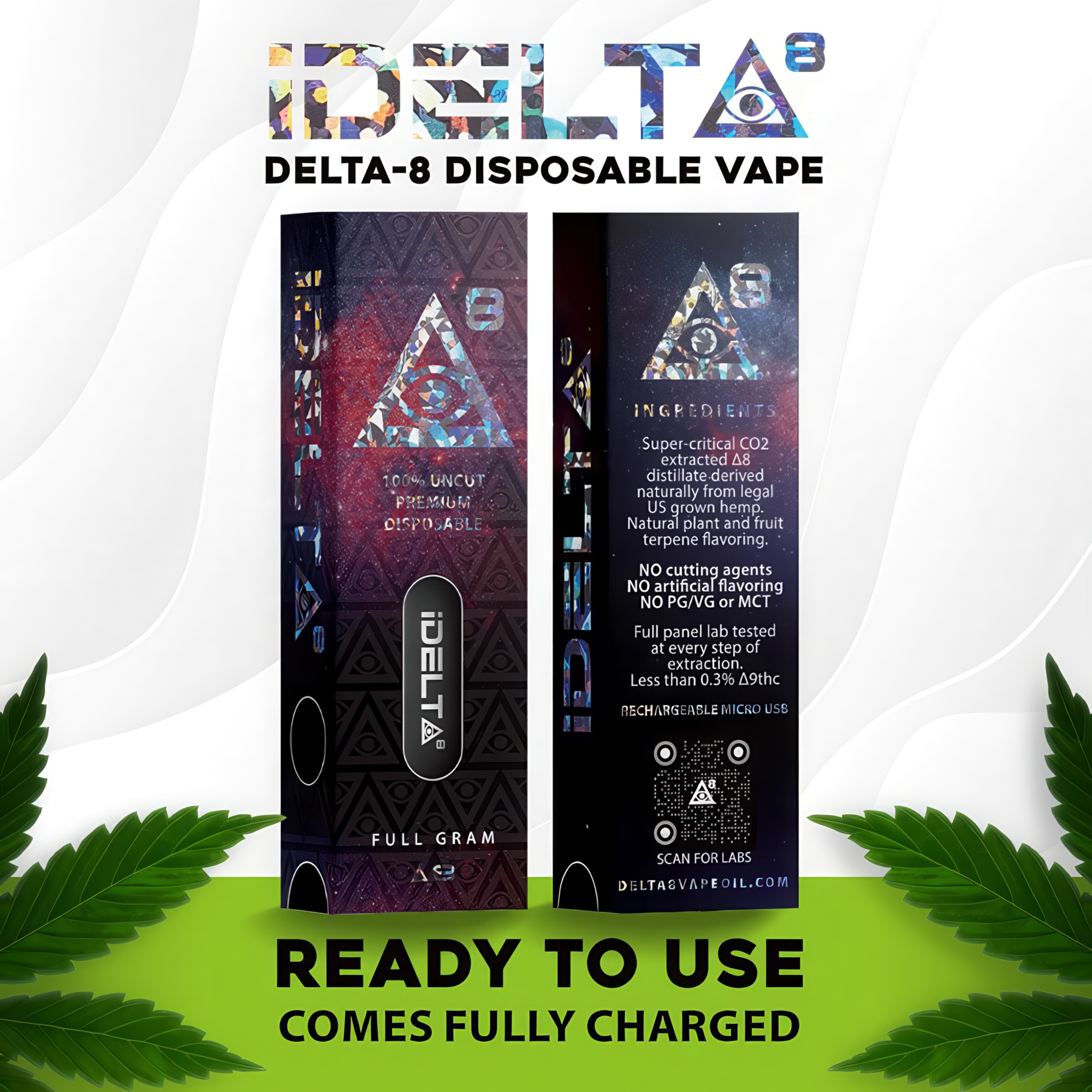 iDELTA8 Diamond Disposable Ingredients