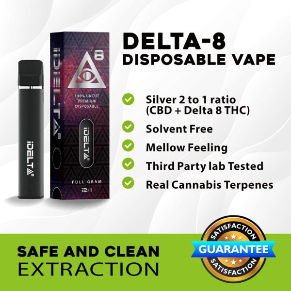 iDELTA8 Pen is solvent free and third-party lab-tested