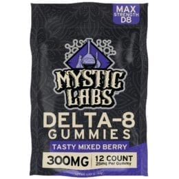 Mystic Labs Delta-8 Gummies 300MG Bag (12 Count)