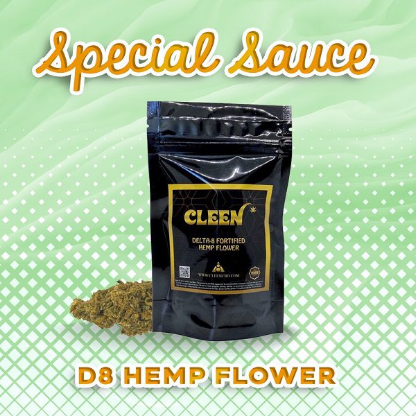 Delta 8 THC Hemp Flower “Special Sauce” by Cleen CBD