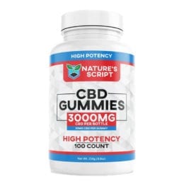 Nature’s Script™ High Potency CBD Gummies 100 Count