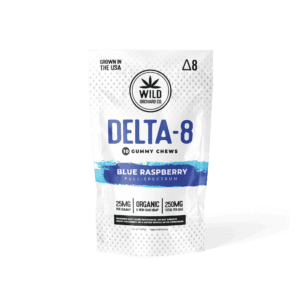 Full-Spectrum Delta-8 Blue Raspberry Gummies