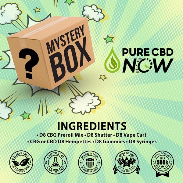 Mystery Box at Least 3000mg of Delta 8 Ingredients