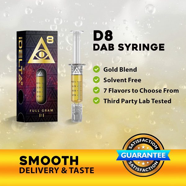 Buy iDELTA8 Gold Dab Syringe