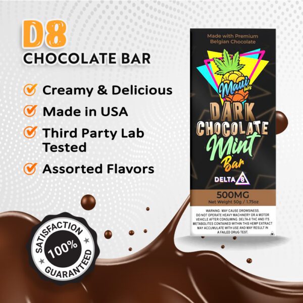 Buy DELTA 8 Chocolate Bars 500mg