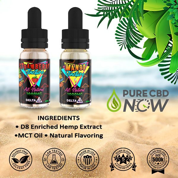 Maui Labs DELTA 8 Tincture 1000mg Ingredients
