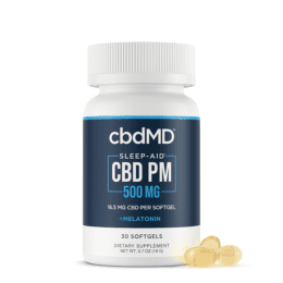 cbdMD CBD Softgel PM Capsules 30 or 60 count (Choose Strength)