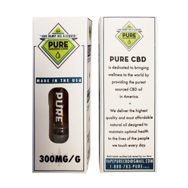 Pure CBD Vapors CBD Cartridge 300mg