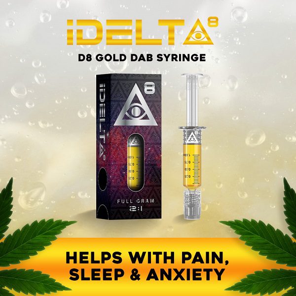 Gold Dab Syringe by iDELTA8