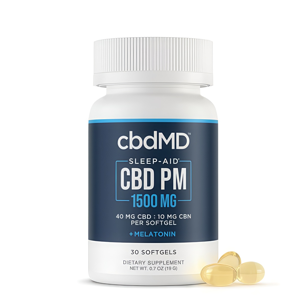 Buy PM Softgel Capsules by cbdMD