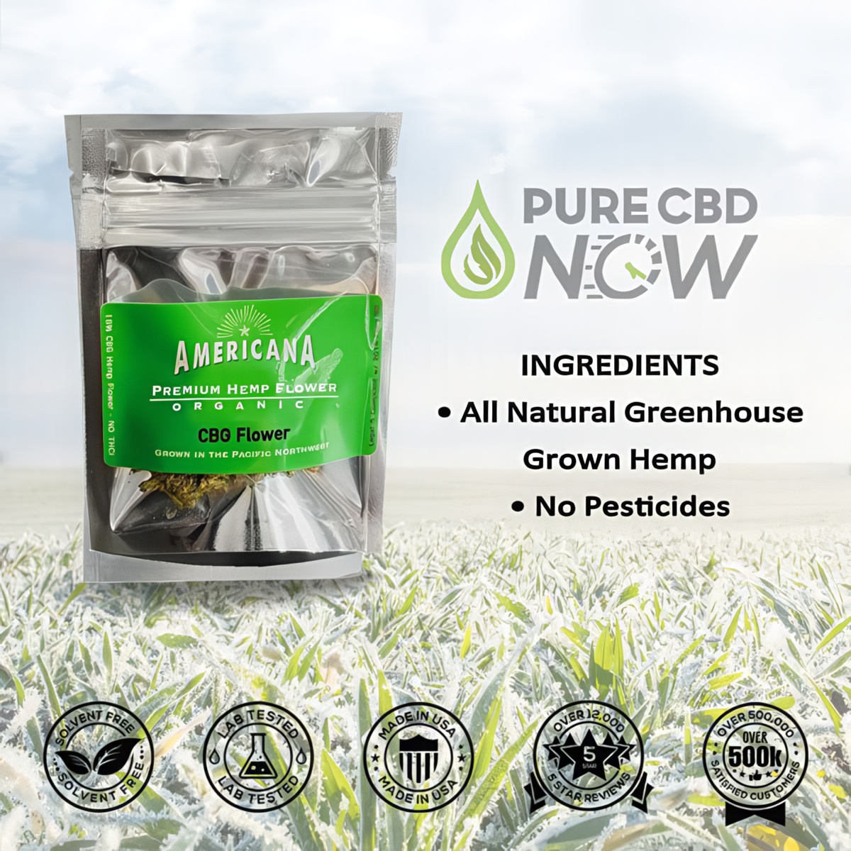 CBG Flower CBG Ice by Americana Ingredients