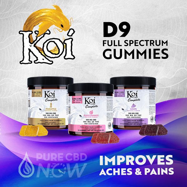 Koi Complete Full Spectrum Δ9 CBD Gummy - 30 Count Jar